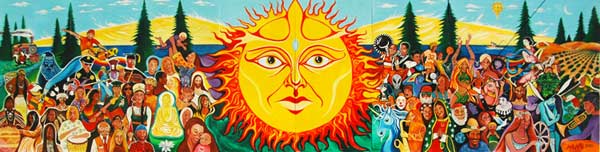 Mural “Diversity in our Communities” by Malakai Schindel